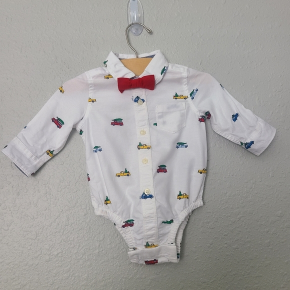 Baby Gap Christmas Bow-Tie Bodysuit - Picture 2 of 6
